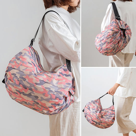 Packable Travel Tote Bag – Large Capacity Foldable Storage Bag