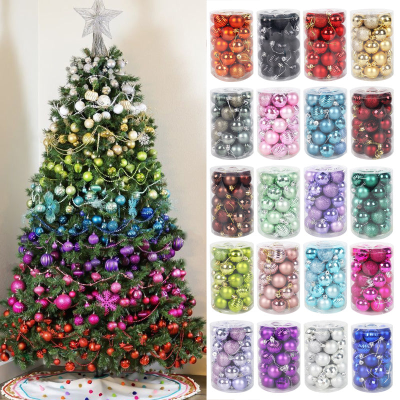 Christmas Ball Ornament Set – Beautiful Hanging Tree Decorations for Cozy Holiday Home
