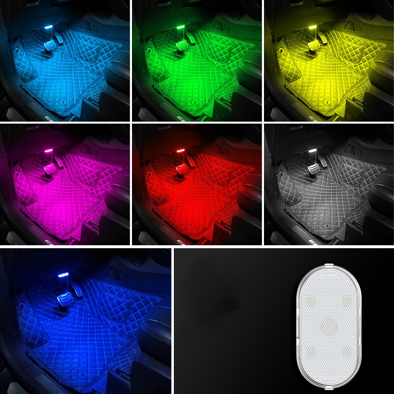 Touch Sensor LED Car Light USB Rechargeable – Mini Interior Reading Lamp for Cars & Travel