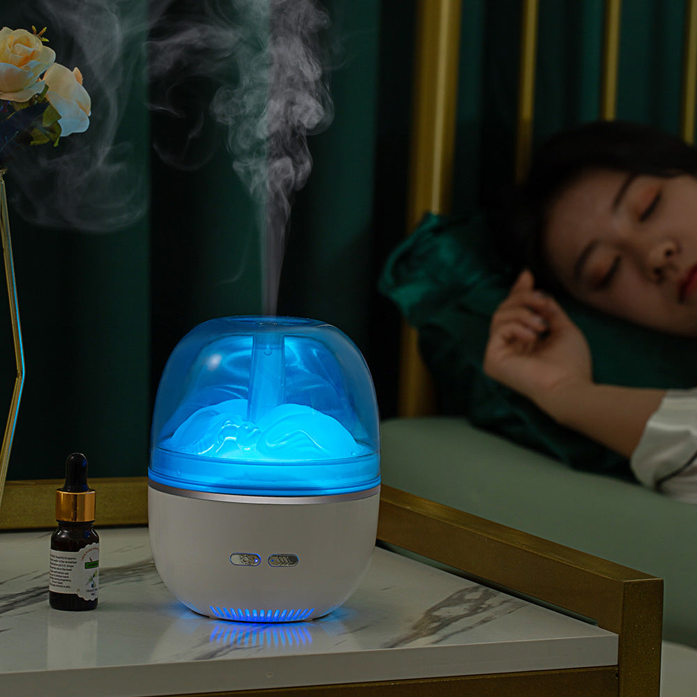 Essential Oil Diffuser Humidifier – Ultrasonic Aroma Diffuser with LED Light