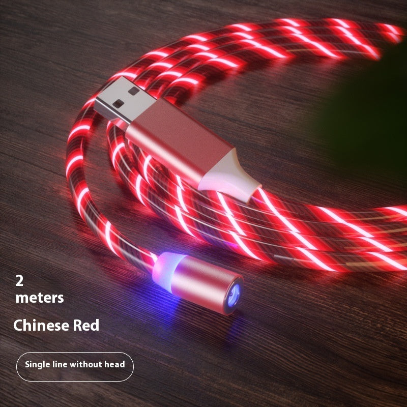 Magnetic Fast Charging Cable – LED Streamer USB Type-C & Micro USB Charger for All Devices