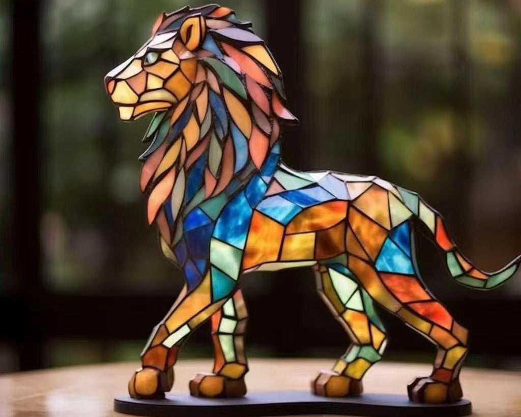 Artistic Animal Metal Decor – Wildlife Table Ornament for Stylish Interiors
