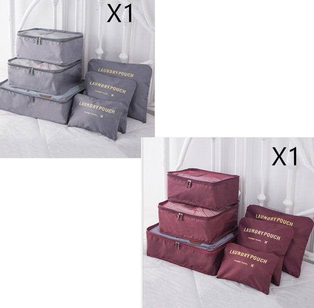 Travel Clothes Organizer Bags Set – 6PCS Packing Cubes for Luggage & Efficient Packing System