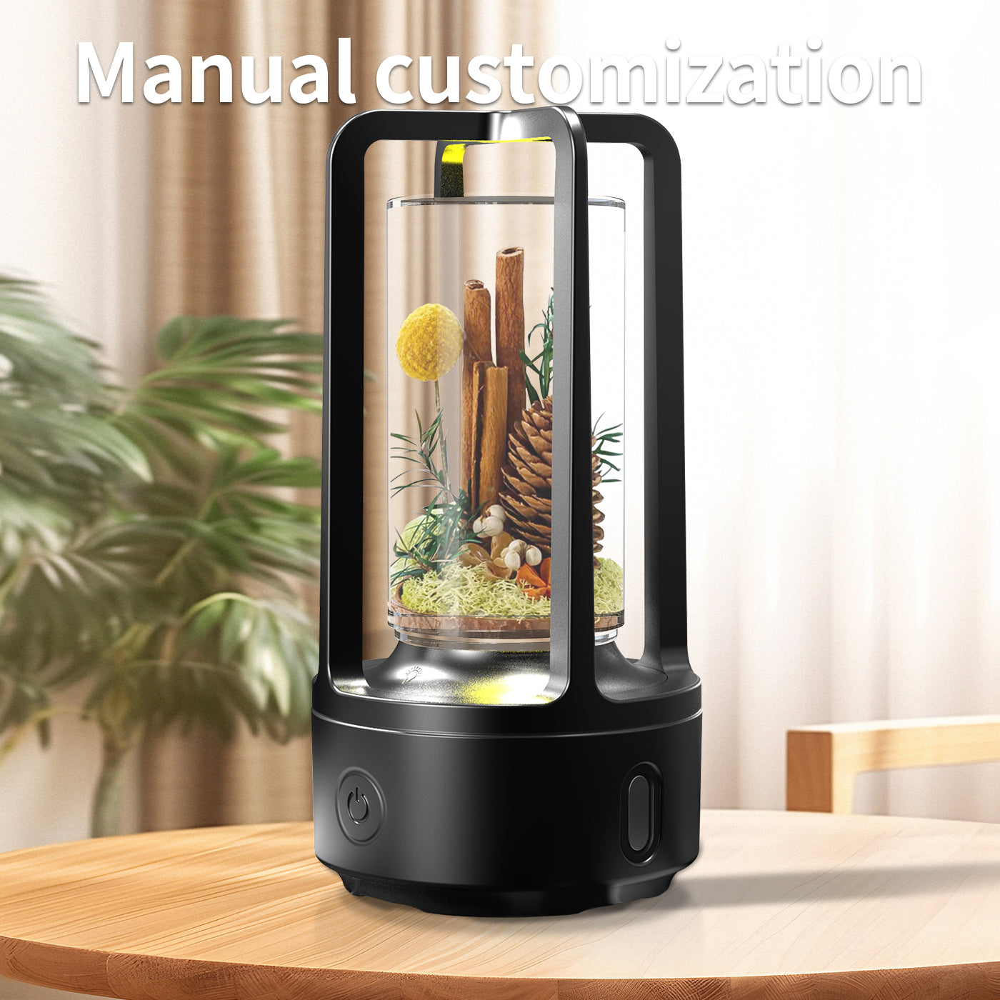 Crystal Audio Night Light Bluetooth Speaker – 2-in-1 Resin Decorative Lamp