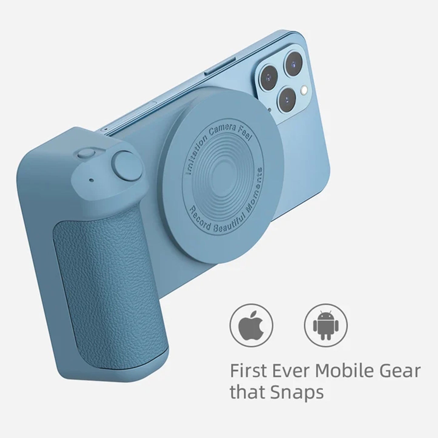 Multifunctional Phone Camera Grip Stabilizer – Anti-Shake Magnetic Handle for Content Creators