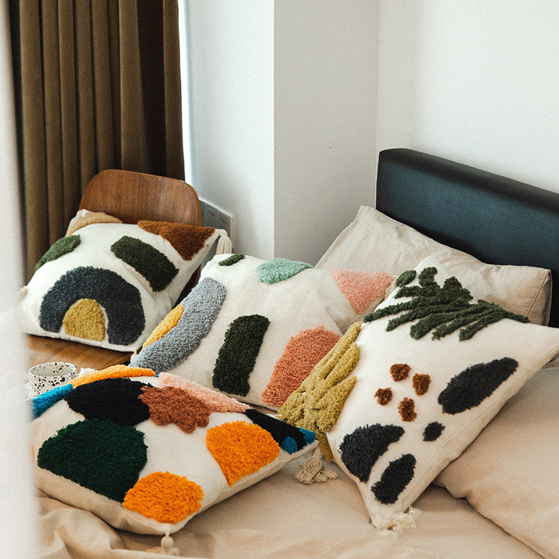 Boho Tufted Sofa Pillowcase Cover – Decorative Cushion Case