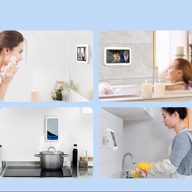 Waterproof Shower Phone Holder Box – Bathroom Touch Screen Case