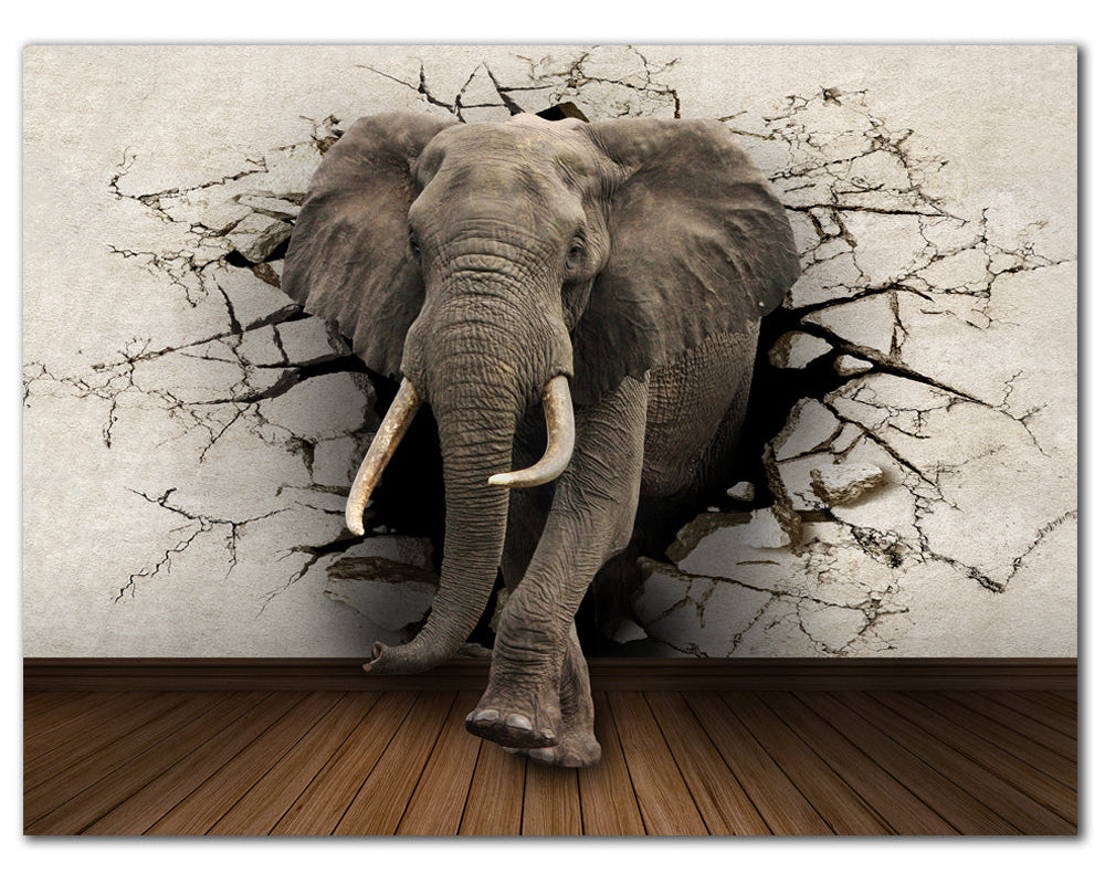 Unique Elephant Canvas – Modern Home Décor & Wall Art Accent