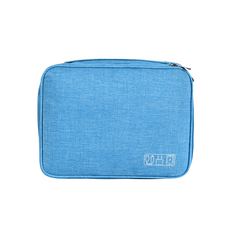 Compact Electronics Organizer Bag – Travel Cable Case for Chargers, Headsets & Accessories