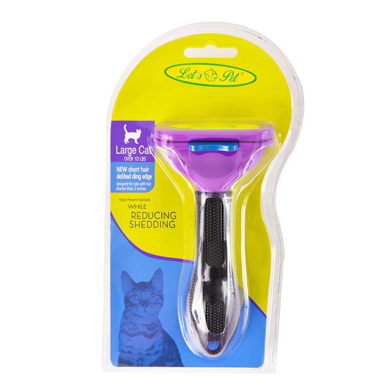 Professional Pet Grooming Brush Dog Cat Hair Deshedding Cleaning Care Tool