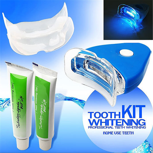 Teeth Whitening Kit with LED Light – Remove Stains & Brighten Smile Fast