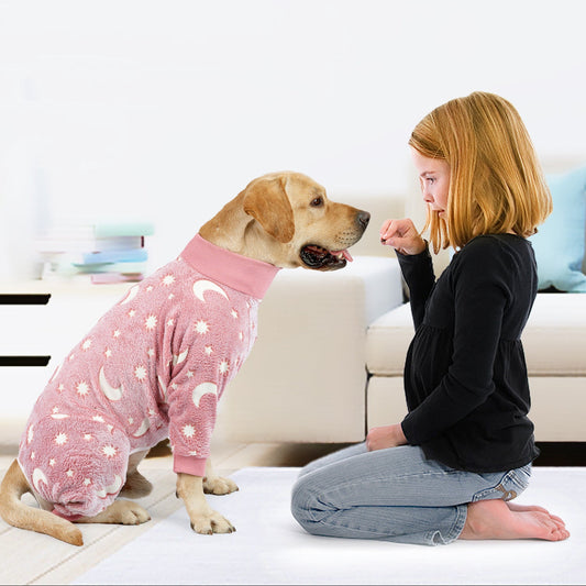 Cute Winter Dog Pajamas - Soft Pet Apparel