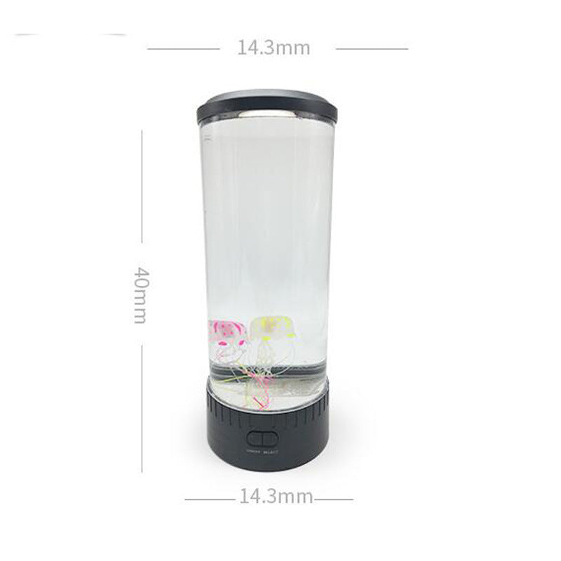 LED Jellyfish Night Lamp – USB Desk Light for Bedroom