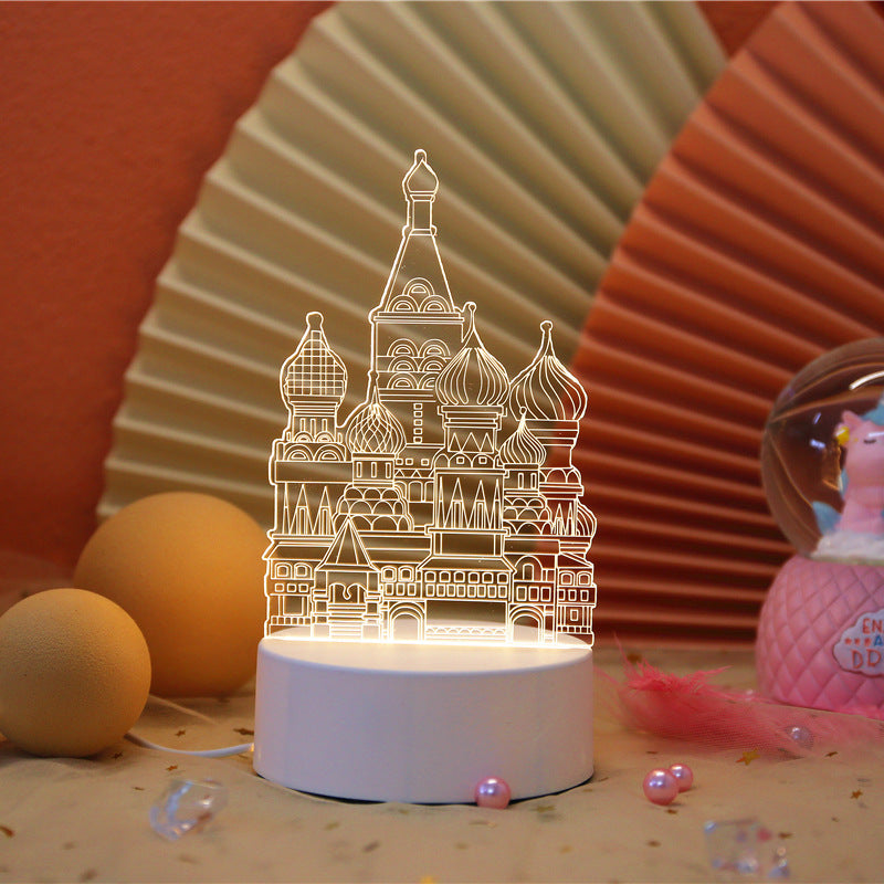 Creative Bedroom Night Light LED – Bedside Lamp for Relaxing Sleep & Home Decor