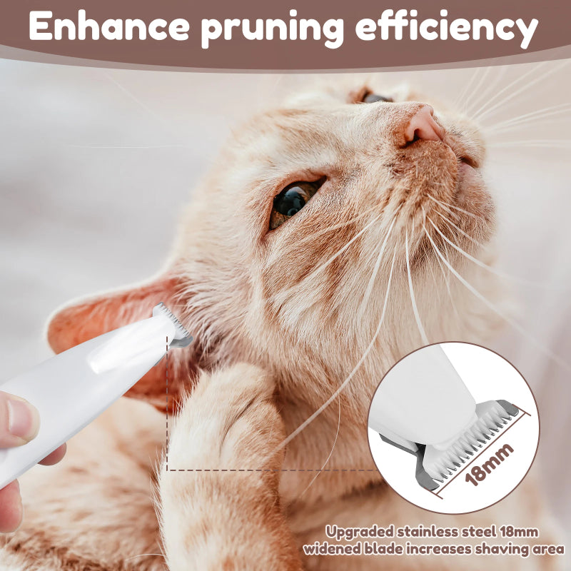 Waterproof Pet Paw Trimmer LED – Dog Hair Clipper for Safe & Easy Home Grooming