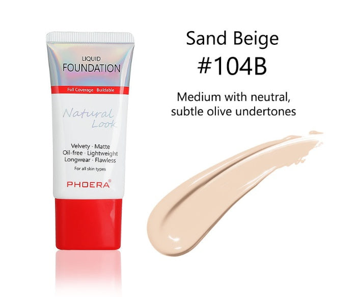 Silky Matte Foundation – Lightweight Full Coverage for Smooth, Poreless Skin
