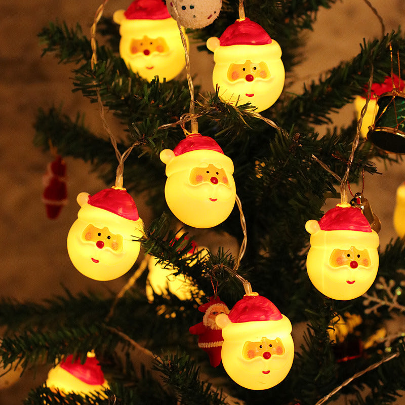 Christmas Snowman String Lights – Warm White LED Fairy Lights