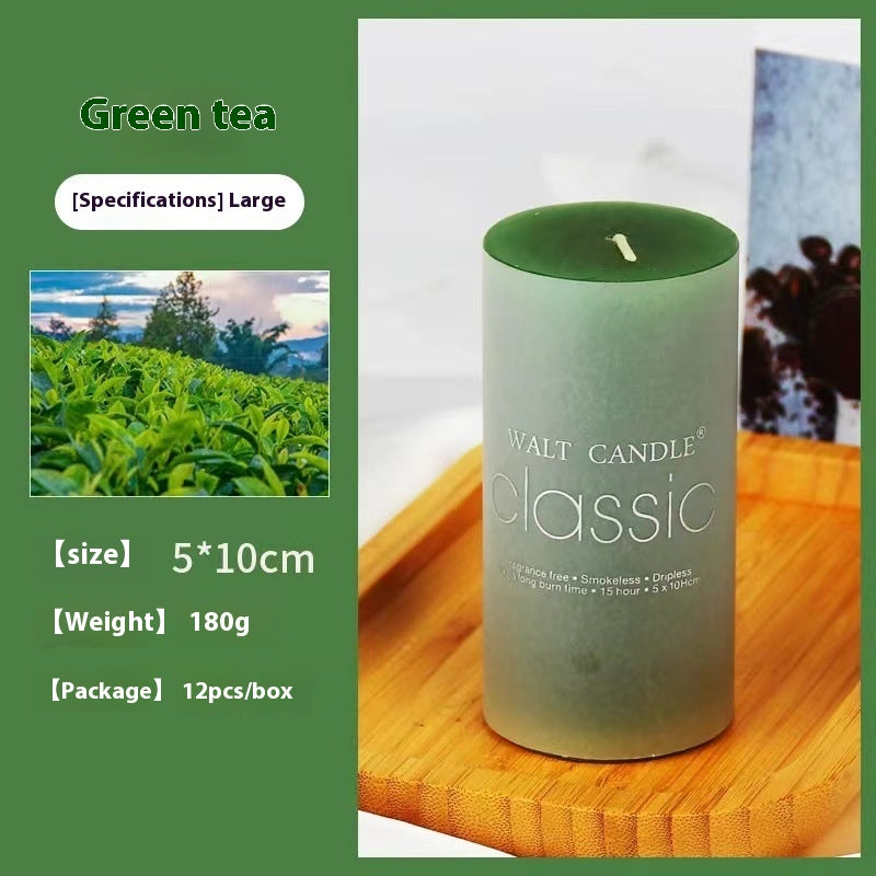 Relaxing Aromatherapy Candle – Cylindrical Color Candle for Home, Gifts & Stress Relief