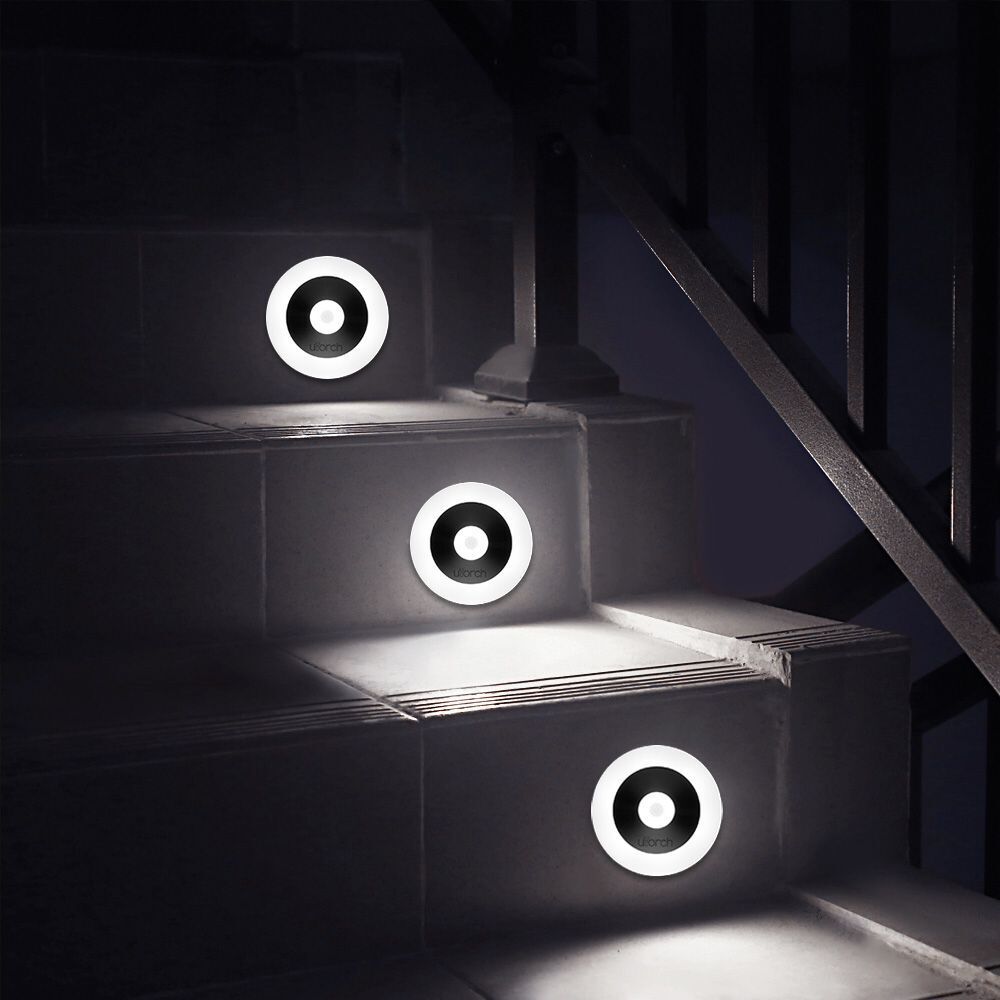 LED Motion Sensor Night Lamp – Smart Human Body Activated Light for Hallways