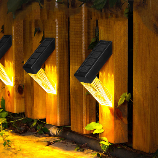 Solar Step Lights Outdoor – Waterproof LED Stair Lights for Deck, Fence & Garden
