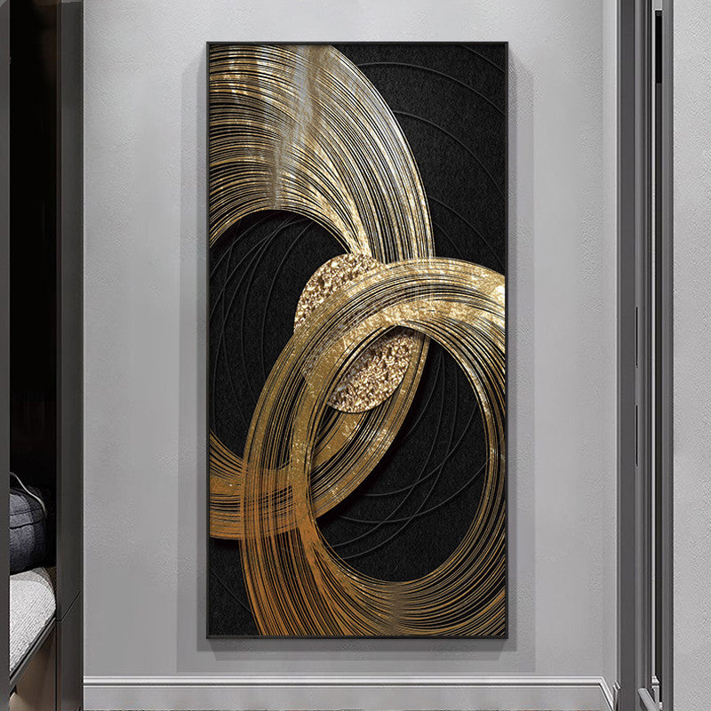 Premium Abstract Geometric Painting – Modern Wall Art Canvas Decor
