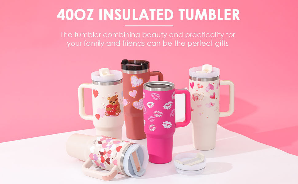 40oz Insulated Tumbler – Spill-Proof & Travel-Friendly