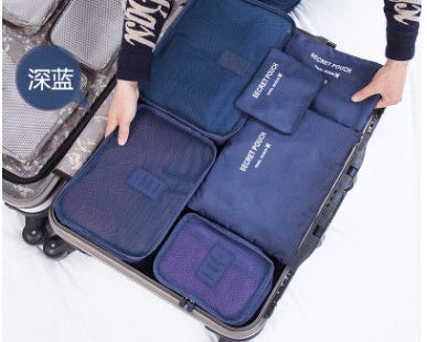 Travel Packing Cubes Set – Waterproof Nylon Organizer Bag for Trips