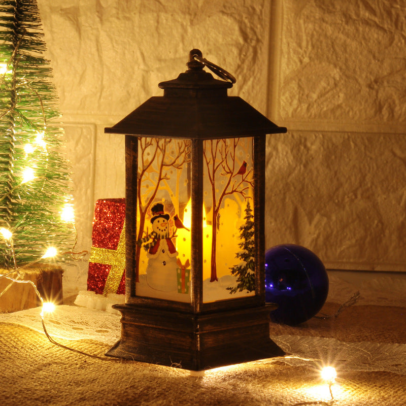 Santa & Snowman Lights – Instant Holiday Cheer at Home