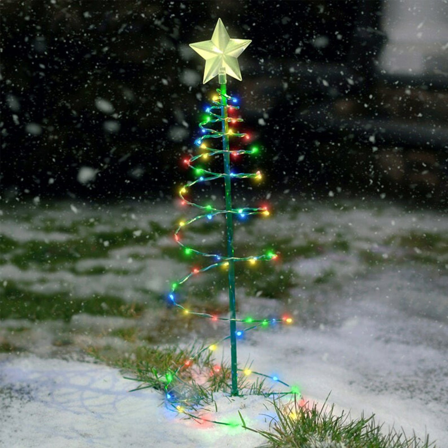 Sparkling Christmas Tree Lighting for Gardens and Courtyards