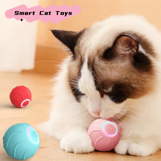 Self Rolling Cat Toy Ball – Automatic Interactive Toy for Kittens & Cats