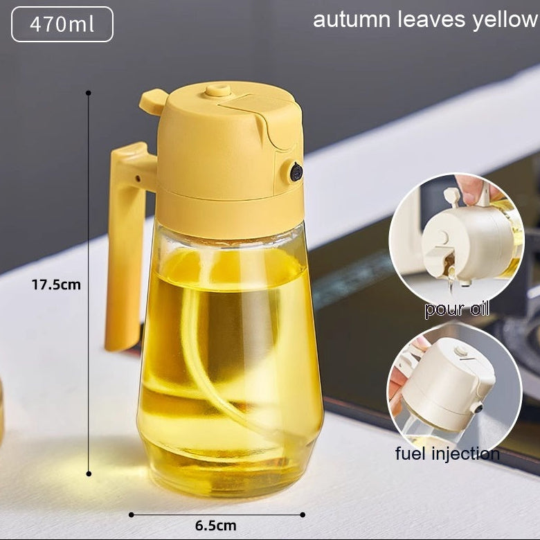 Olive Oil & Vinegar Sprayer Bottle – Kitchen Cooking & BBQ Oil Spray