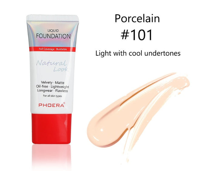 Silky Matte Foundation – Lightweight Full Coverage for Smooth, Poreless Skin
