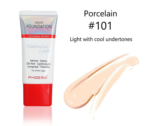 Silky Matte Foundation – Lightweight Full Coverage for Smooth, Poreless Skin