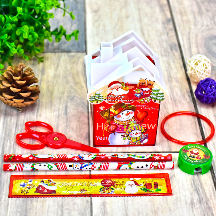Christmas Kids Stationery Gift Box – Creative School Supplies Set for Boys & Girls