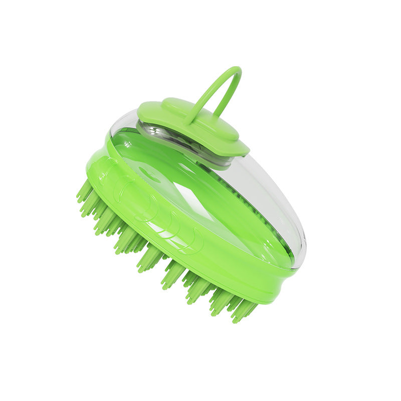 Silicone Pet Bath Brush for Dogs & Cats – Gentle Massage Grooming Tool