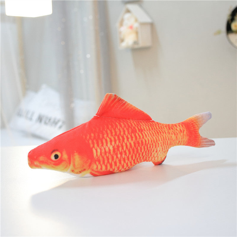 Indoor Cat Electric Fish Toy – Interactive Moving Simulation Toy for Exercise & Play