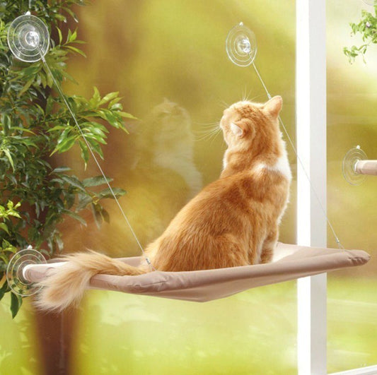 Cat Window Hammock Shelf – Cozy Hanging Bed for Indoor Cats