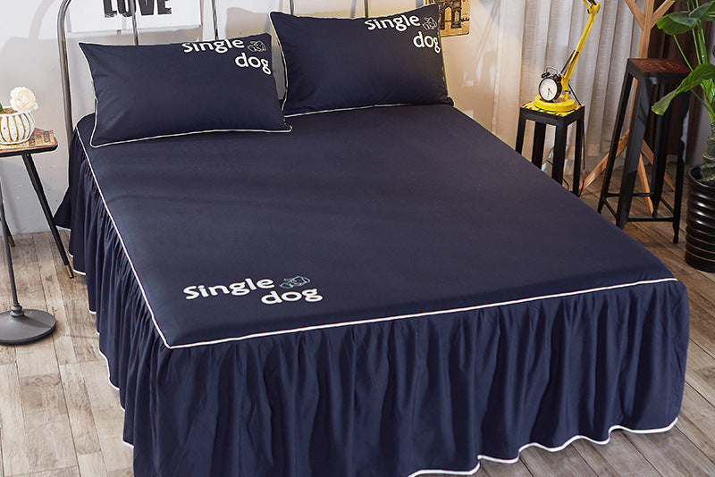 Soft Brushed Beauty Bed Cover – Spa Bed Skirt for Massage Table, Facial & Salon Setup