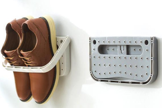 Wall Mounted Shoe Organizer – Storage Rack for Slippers, Heels & Sneakers