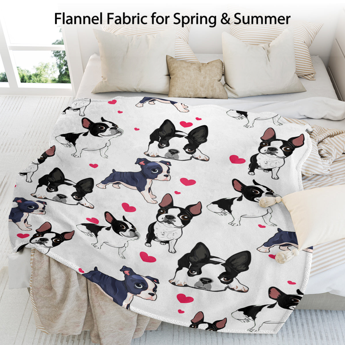 Cozy Fleece Dog Blanket – Perfect Snuggle Throw for Small & Large Dogs on bed, sofa, or couch