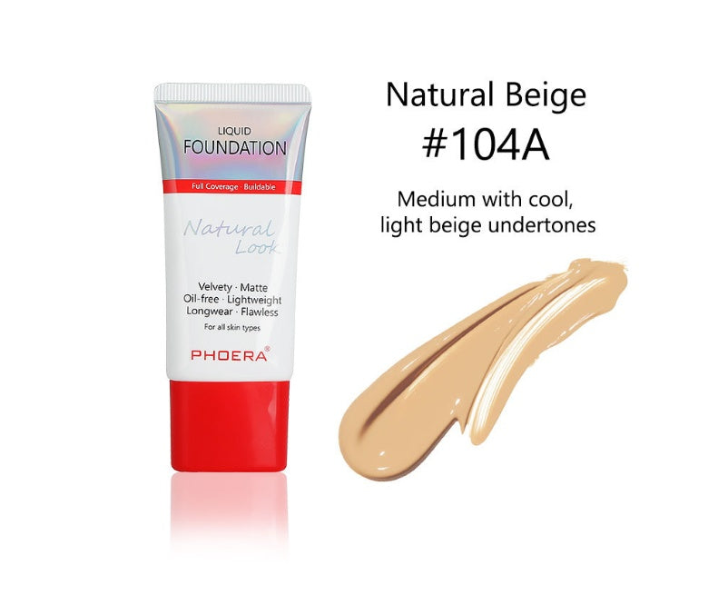 Silky Matte Foundation – Lightweight Full Coverage for Smooth, Poreless Skin
