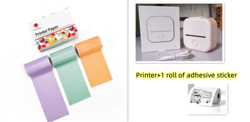 Mini Label & Photo Printer – Easy, Quick, Portable