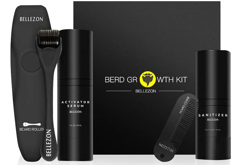 Beard Growth Oil Set – Fuller, Thicker Beard Serum for Patchy Beard Repair