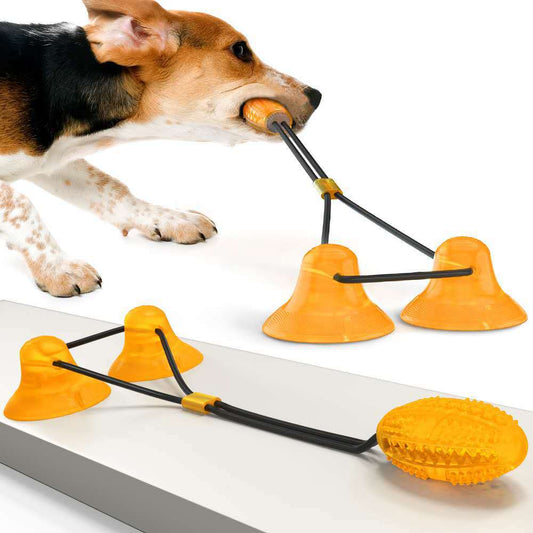 Interactive Suction Cup Pet Toy – Cat & Dog Tug of War Training Toy
