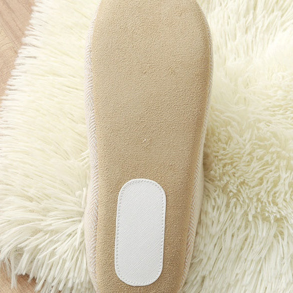 Autumn Winter Men’s Slippers – Cozy Cotton Anti-Skid Indoor House Shoes