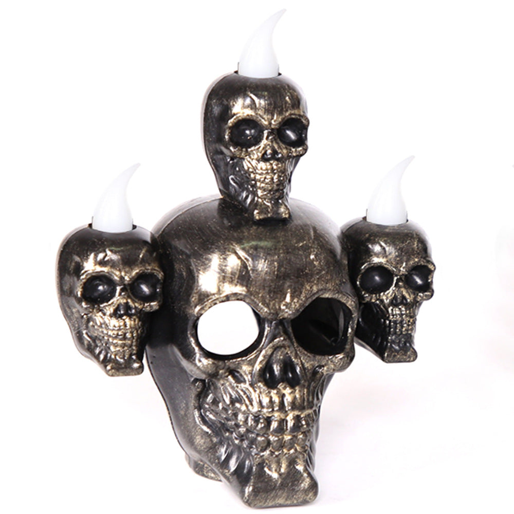 Halloween Skull LED Light Decoration – Spooky Glow Ornaments for Home & Party Decor