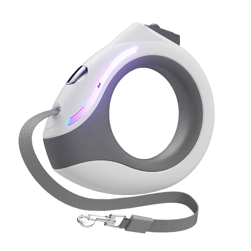 Smart LED Dog Leash – Automatic Retractable Anti-Tangle Leash