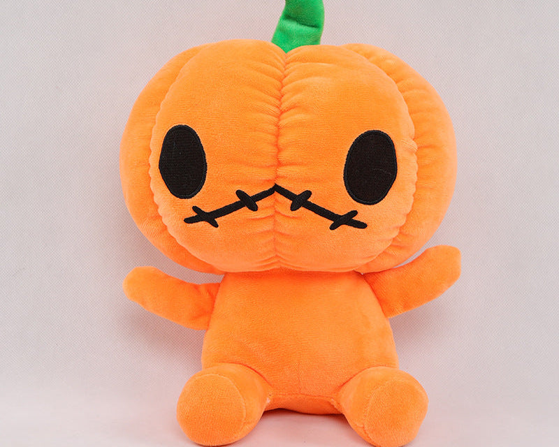 Halloween Plush Pumpkin Doll – Soft Holiday Stuffed Toy for Kids & Home Decor