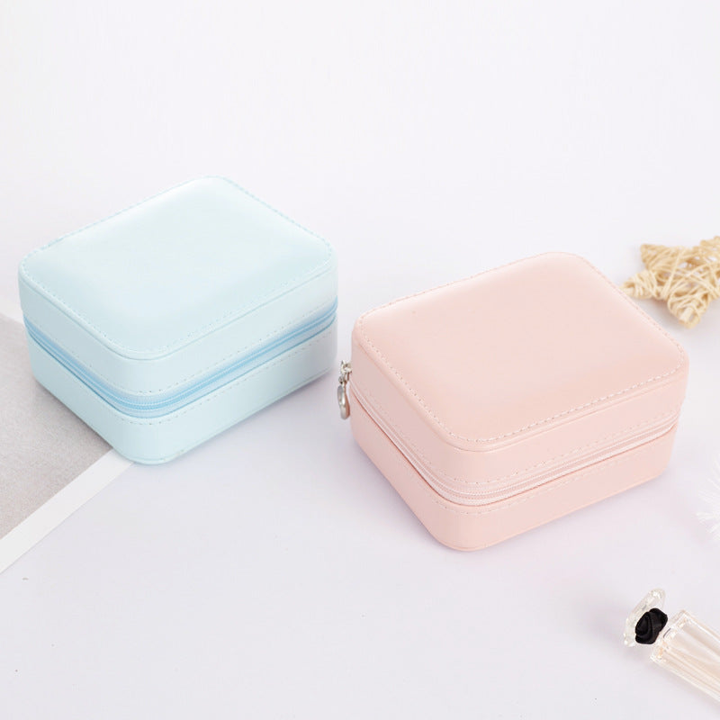 Travel Jewelry Case for Women – Mini Portable Organizer Box for Earrings, Rings & Accessories