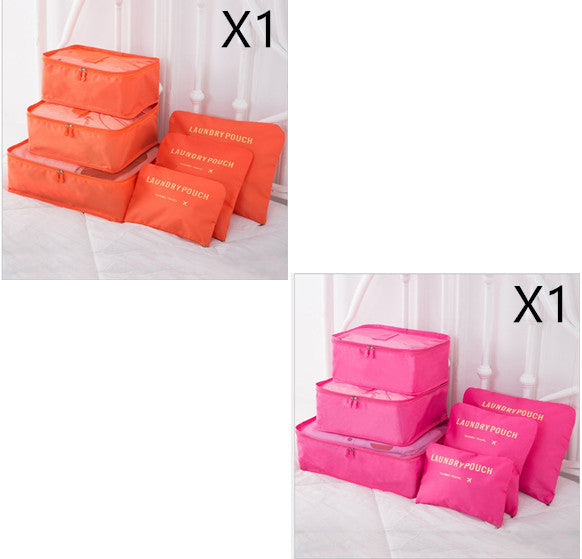 Travel Clothes Organizer Bags Set – 6PCS Packing Cubes for Luggage & Efficient Packing System